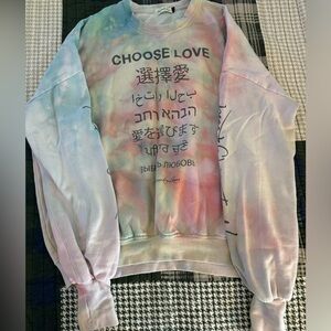 The Laundry Room “Choose Love Graphic Sweatshirt”
